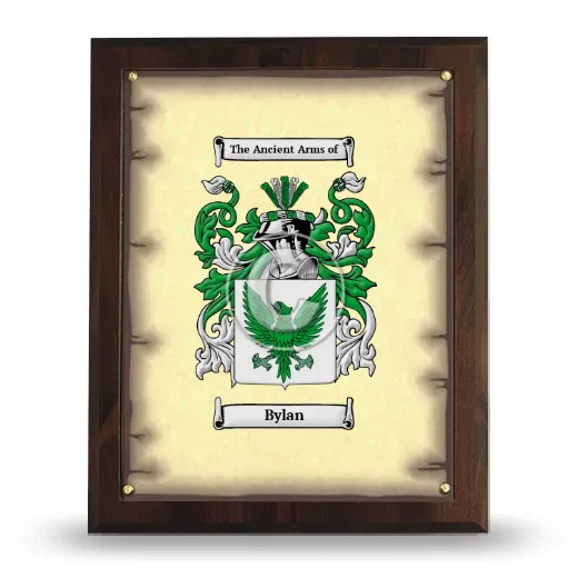 Bylan Coat of Arms Plaque