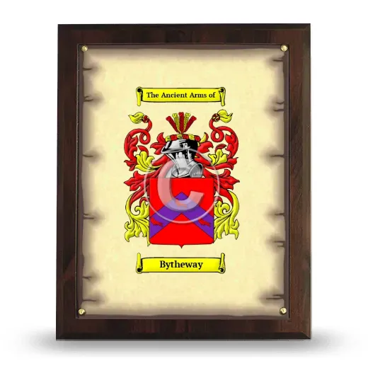 Bytheway Coat of Arms Plaque
