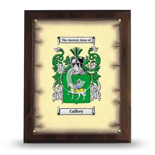 Caffrey Coat of Arms Plaque