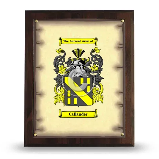 Callander Coat of Arms Plaque
