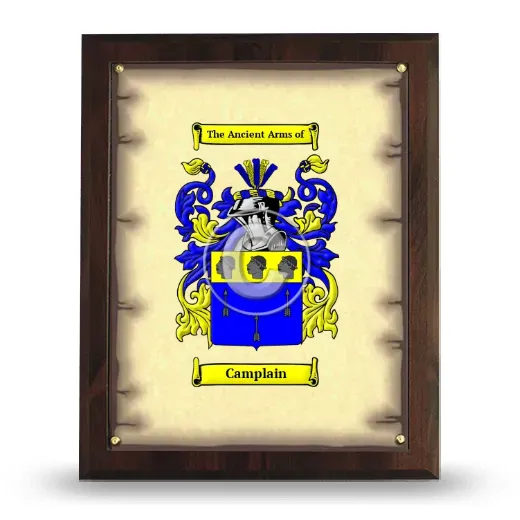 Camplain Coat of Arms Plaque