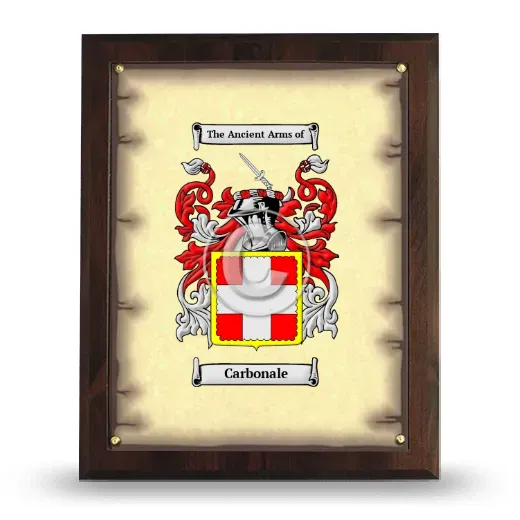 Carbonale Coat of Arms Plaque