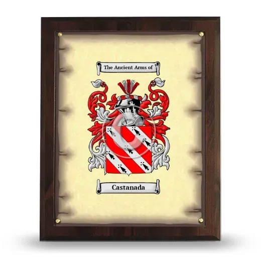 Castanada Coat of Arms Plaque