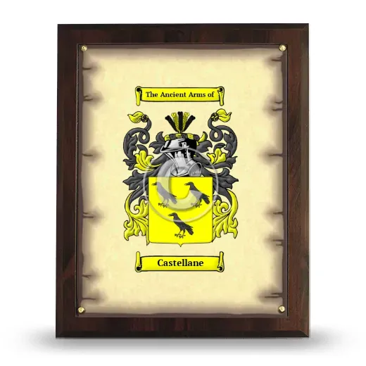 Castellane Coat of Arms Plaque