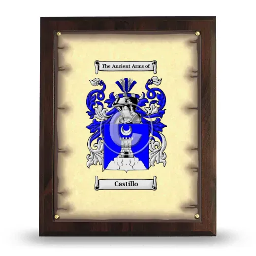 Castillo Coat of Arms Plaque