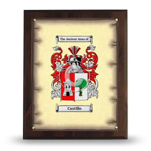 Castillo Coat of Arms Plaque