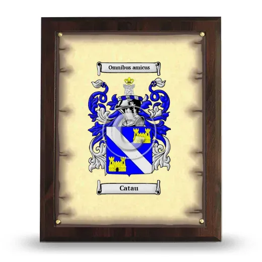 Catau Coat of Arms Plaque