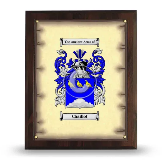 Chaillot Coat of Arms Plaque