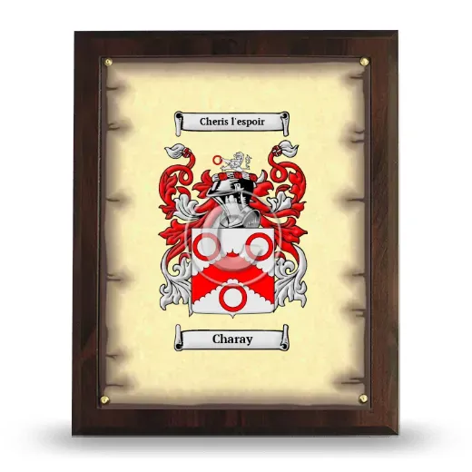 Charay Coat of Arms Plaque