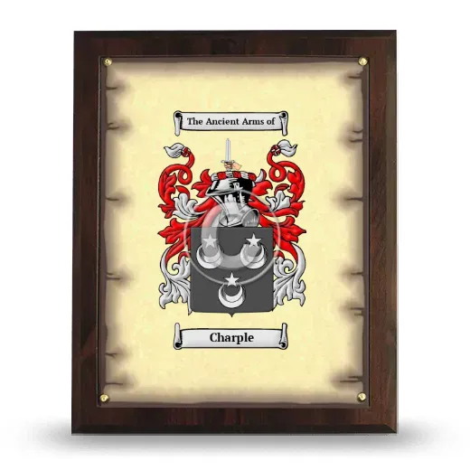 Charple Coat of Arms Plaque
