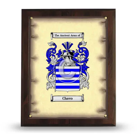 Chavo Coat of Arms Plaque