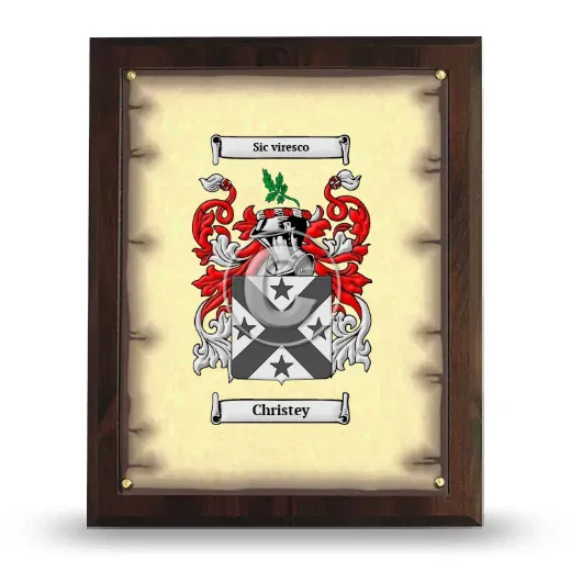 Christey Coat of Arms Plaque