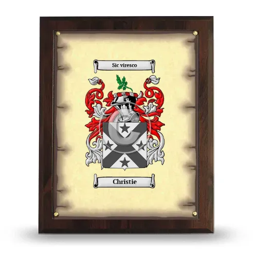 Christie Coat of Arms Plaque
