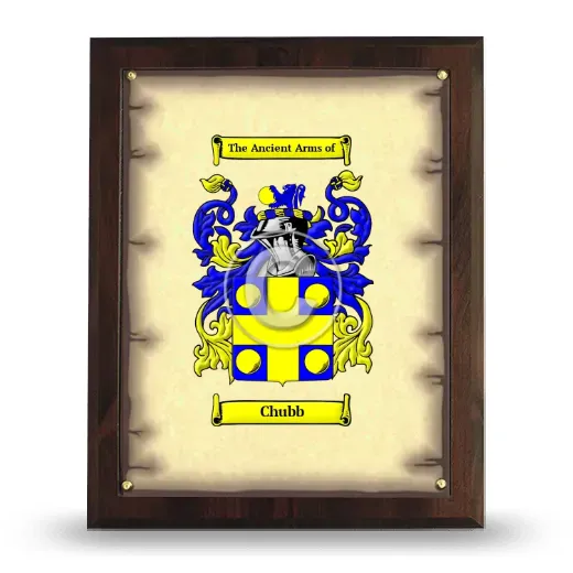 Chubb Coat of Arms Plaque