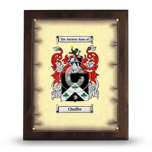 Chuffer Coat of Arms Plaque