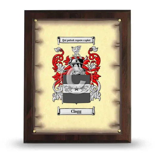 Clagg Coat of Arms Plaque