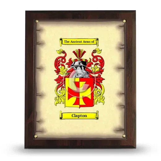 Clapton Coat of Arms Plaque
