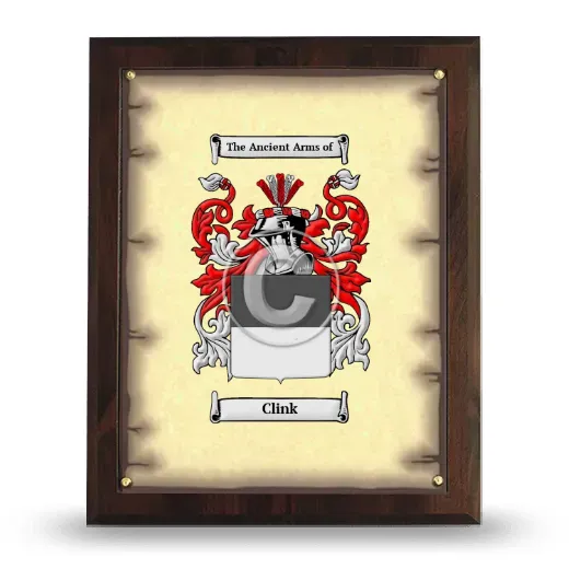 Clink Coat of Arms Plaque