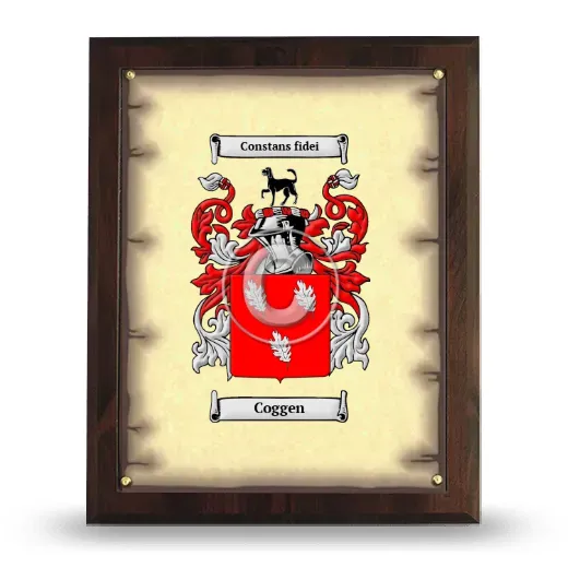 Coggen Coat of Arms Plaque
