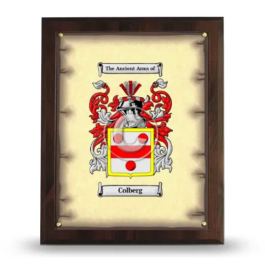 Colberg Coat of Arms Plaque