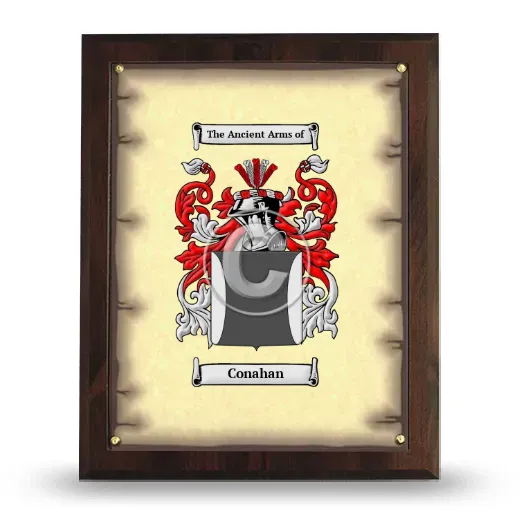 Conahan Coat of Arms Plaque