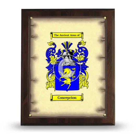 Concepcion Coat of Arms Plaque