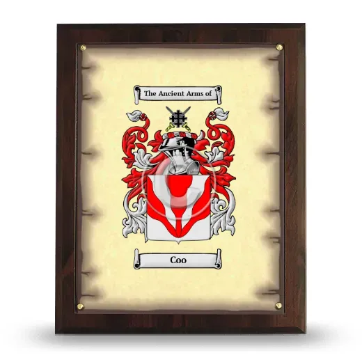 Coo Coat of Arms Plaque