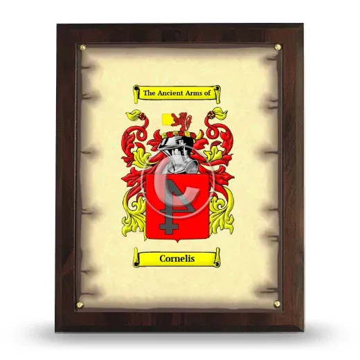 Cornelis Coat of Arms Plaque