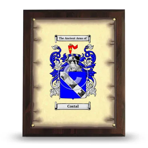 Costal Coat of Arms Plaque
