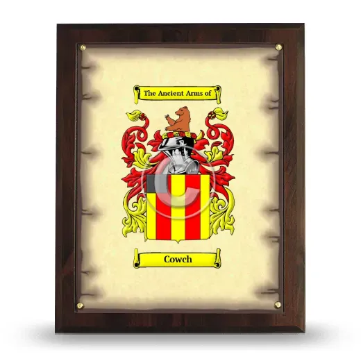 Cowch Coat of Arms Plaque