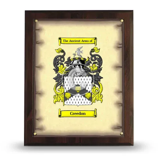 Creedon Coat of Arms Plaque