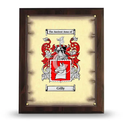 Crilly Coat of Arms Plaque