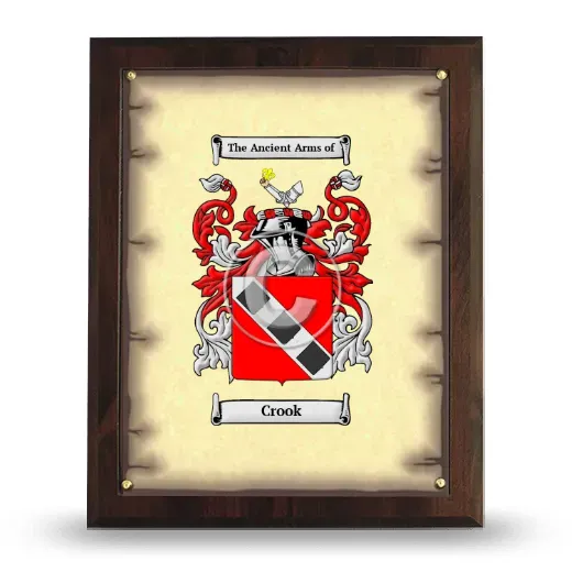 Crook Coat of Arms Plaque