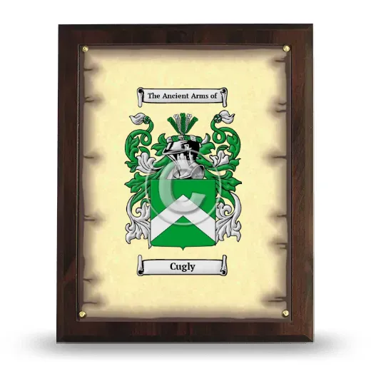 Cugly Coat of Arms Plaque