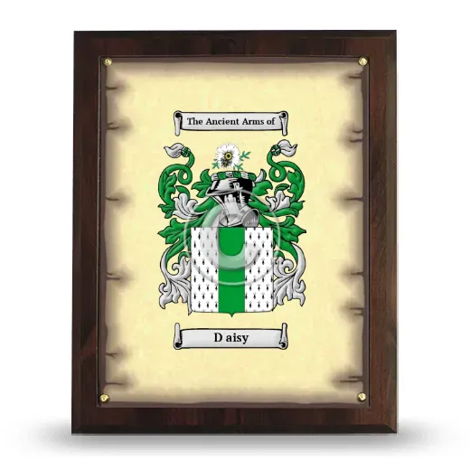D aisy Coat of Arms Plaque