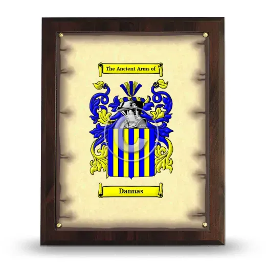 Dannas Coat of Arms Plaque