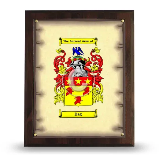 Dax Coat of Arms Plaque