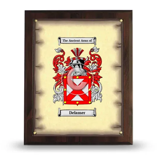 Delamer Coat of Arms Plaque