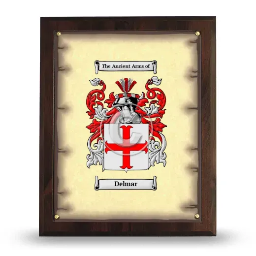 Delmar Coat of Arms Plaque