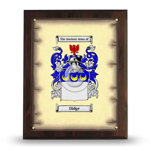 Didge Coat of Arms Plaque