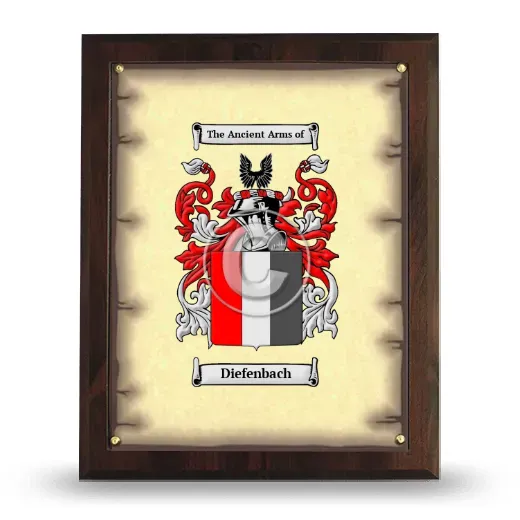Diefenbach Coat of Arms Plaque