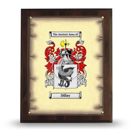 Dillay Coat of Arms Plaque
