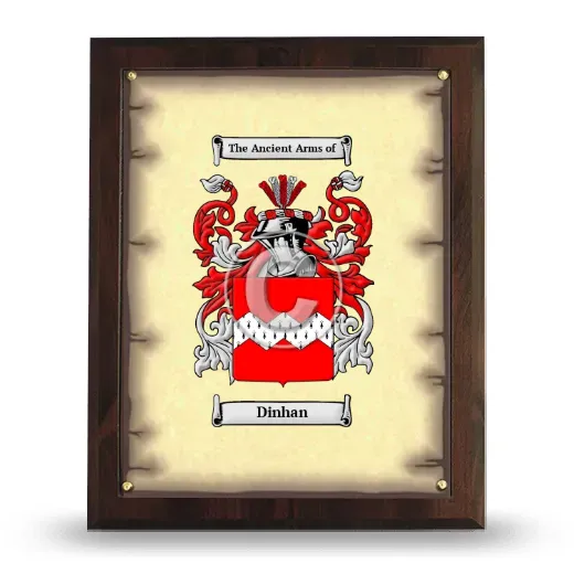 Dinhan Coat of Arms Plaque