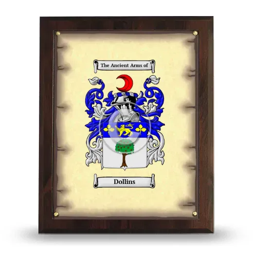 Dollins Coat of Arms Plaque