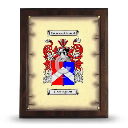 Dominguez Coat of Arms Plaque