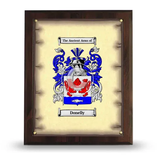 Donelly Coat of Arms Plaque