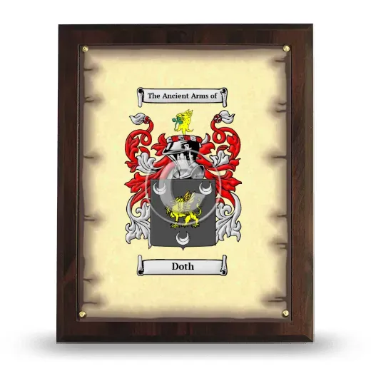 Doth Coat of Arms Plaque
