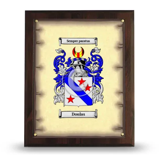 Doulas Coat of Arms Plaque