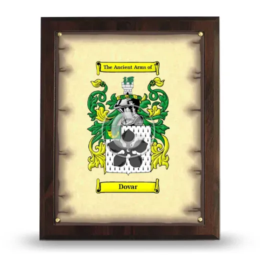 Dovar Coat of Arms Plaque