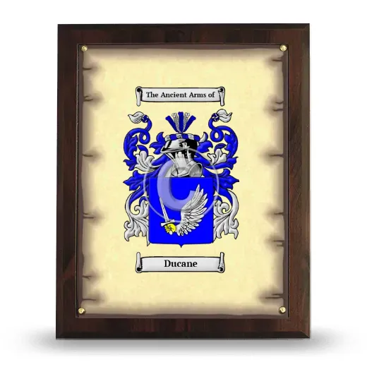 Ducane Coat of Arms Plaque